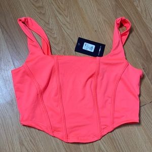 Neon crop top